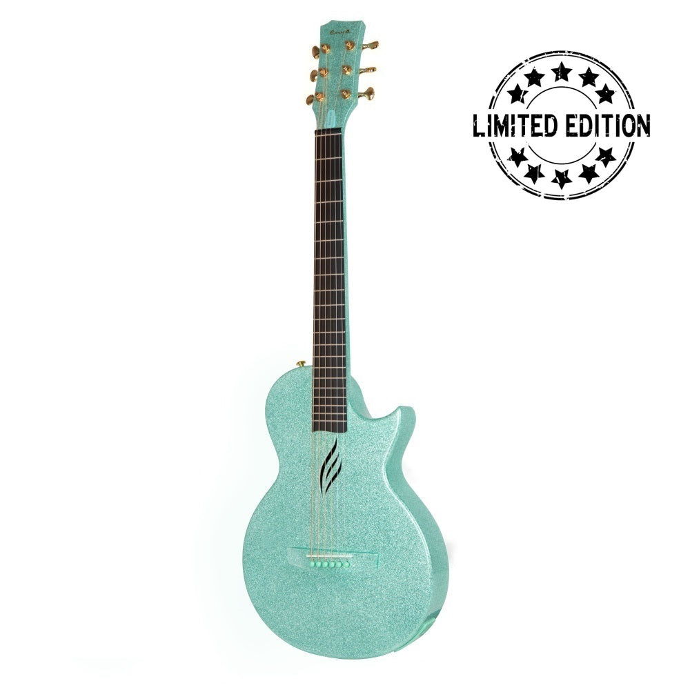 Enya Nova Go SP1 Carbon Fiber Guitar Sparkle Green – ENYA MUSIC INC