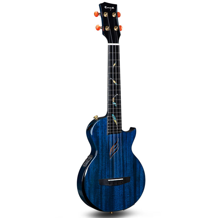 Feather Mahogany Blue Tenor Ukulele – ENYA MUSIC INC